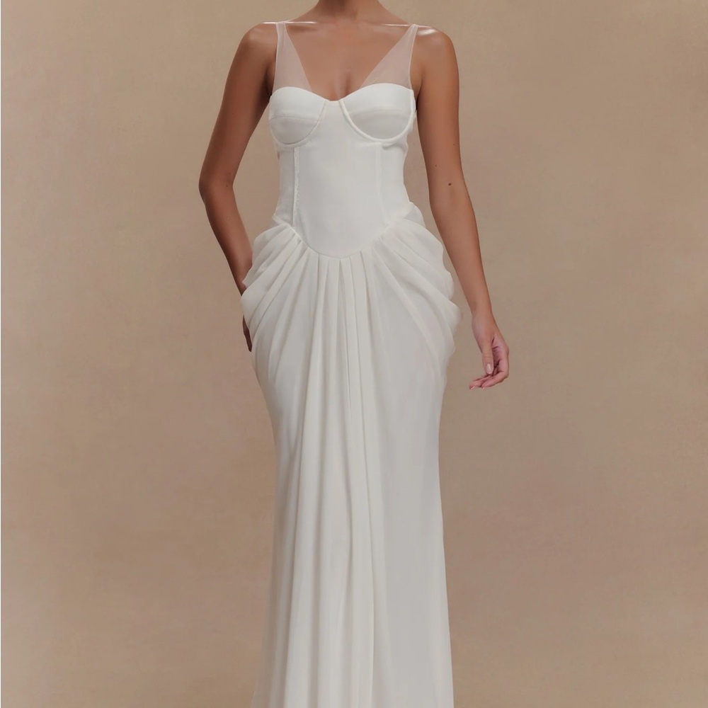 ROXANNE Velvet Corset Maxi Dress